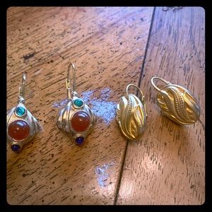 Costume jewelry earrings